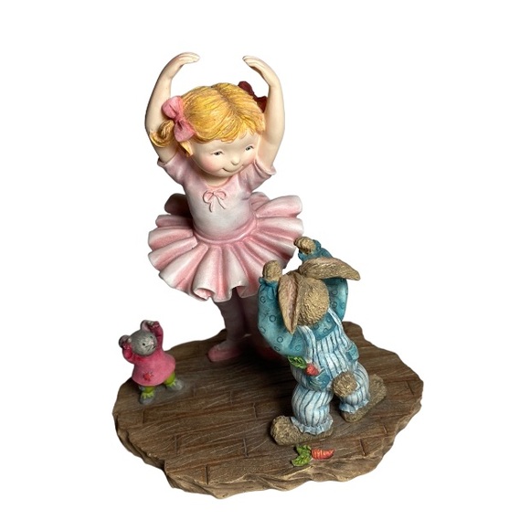 PRACTICE MAKES PERFECT Lang & Wise Ballerina Figurine, Sherri Buck Baldwin - Picture 1 of 9
